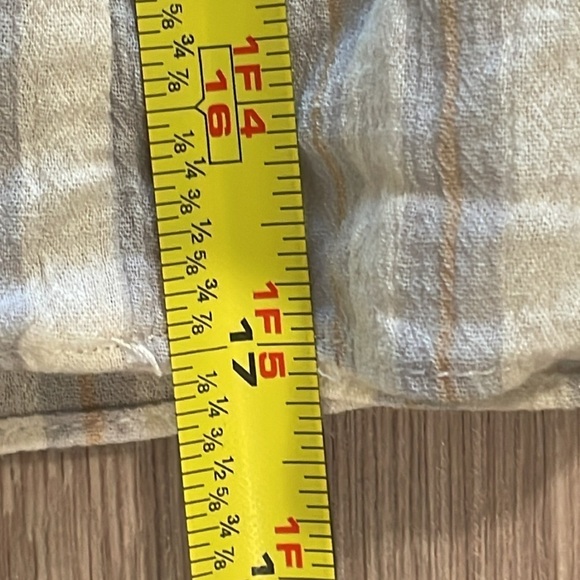 Madewell Women Skirt Small Smocked Pull On Mini Cool Fog Striped Coastal Cowgirl - Picture 10 of 11